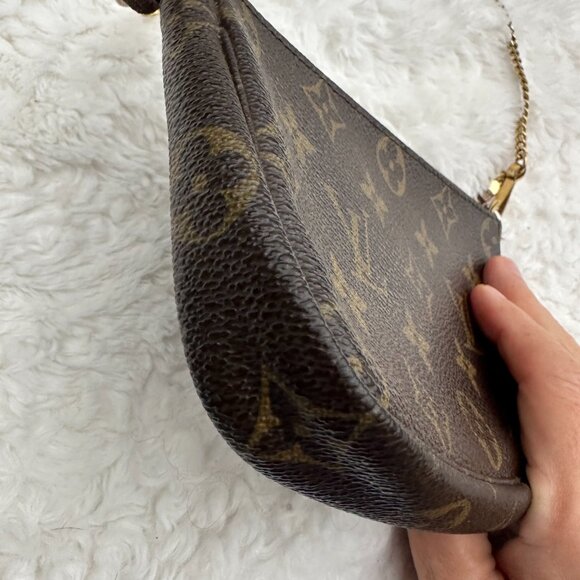 Louis Vuitton Monogram Mini Pochette Dust Bag with Certificate of Authenticity - Picture 6 of 15